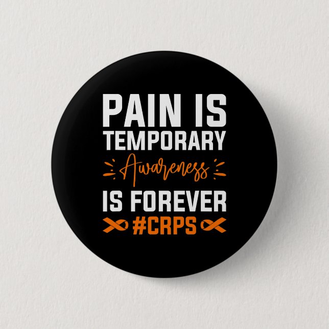 Rsd Crps Awareness 8  2 Inch Round Button (Front)