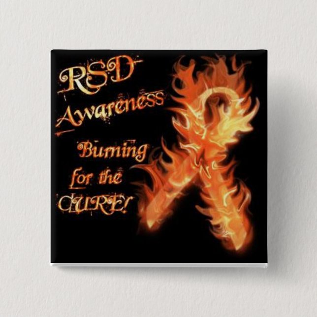 RSD/CRPS awareness Button (Front)