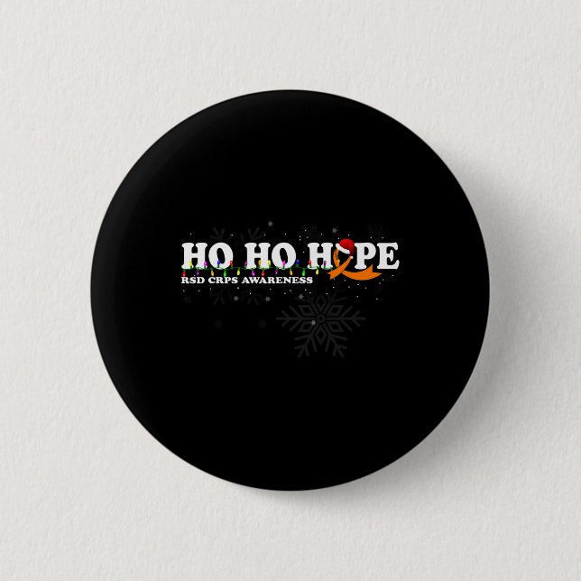 Rsd Crps Awareness Christmas Wish  2 Inch Round Button (Front)