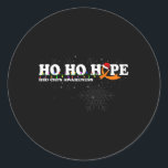 Rsd Crps Awareness Christmas Wish  Classic Round Sticker<br><div class="desc">Rsd Crps Awareness Christmas Wish</div>
