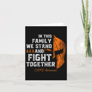 Rsd-crps Awareness Family Support Spartan Warrior Card