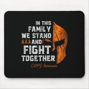 Rsd-crps Awareness Family Support Spartan Warrior  Mouse Pad