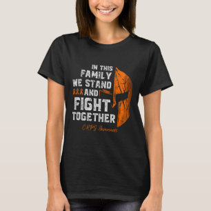 RSD-CRPS Awareness Family Support Spartan Warrior T-Shirt