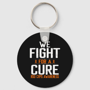 Rsd Crps Awareness Fight For A Cure Survivor Orang Keychain