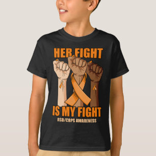Rsd Crps Awareness Her Fight Is My Fight Hand  T-Shirt