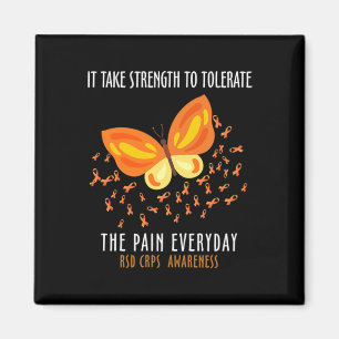 Rsd Crps Awareness Month Costume Butterfly Warrior Magnet