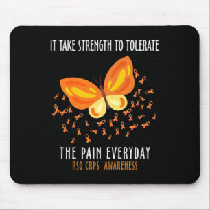Rsd Crps Awareness Month Costume Butterfly Warrior Mouse Pad