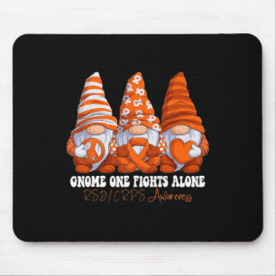 Rsd Crps Awareness Month Orange Ribbon Gnomies Sup Mouse Pad