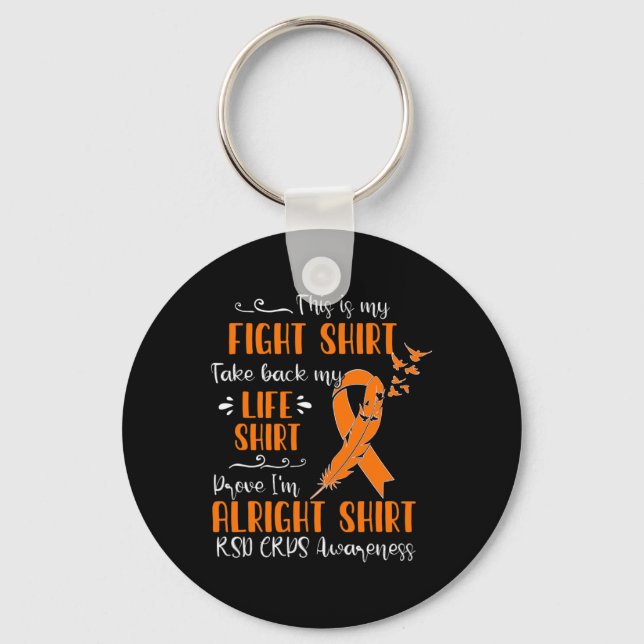 RSD CRPS Awareness My Fight  Keychain (Front)