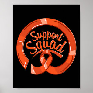 Rsd Crps Awareness Ribbon Support Squad Poster