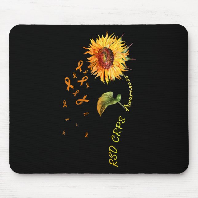 Rsd Crps Awareness Sunflower 1  Mouse Pad (Front)