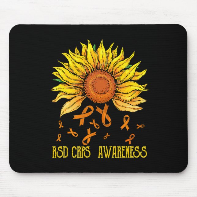 RSD CRPS Awareness Sunflower  Mouse Pad (Front)