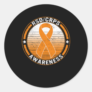 Rsd Crps Complex Regional Pain Syndrome Awareness  Classic Round Sticker