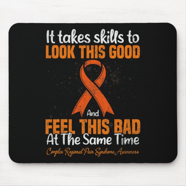 Rsd Crps Complex Regional Pain Syndrome Awareness  Mouse Pad (Front)