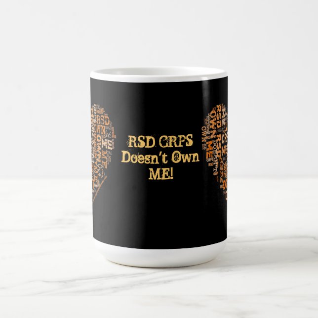RSD/CRPS Doesn't Own Me Heart Mug (Center)