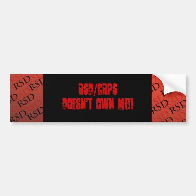 RSD/CRPS Doesn't Own Me Sticker (Front)