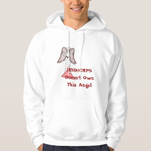 RSD/CRPS Doesn't Own This Angel! Hoodie (Front)