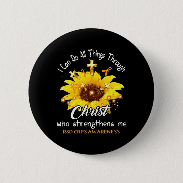 Rsd Crps Warrior I Can Do All  2 Inch Round Button (Front)