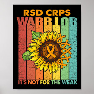 Rsd Crps Warrior It's Not For The Weak Poster