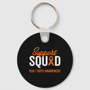 RSD CRPS Warrior Survivor Awareness Support Squad Keychain