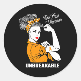 Rsd Crps Warrior Unbreakable Rsd Crps Awareness Gi Classic Round Sticker