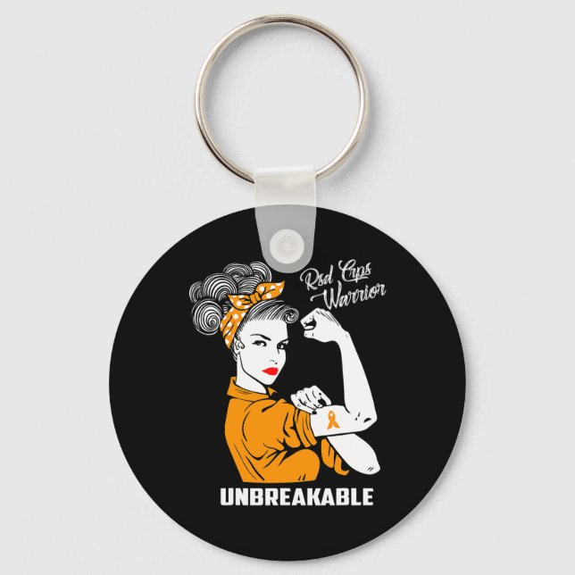 Rsd Crps Warrior Unbreakable Rsd Crps Awareness Gi Keychain (Front)