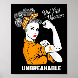 Rsd Crps Warrior Unbreakable Rsd Crps Awareness Gi Poster