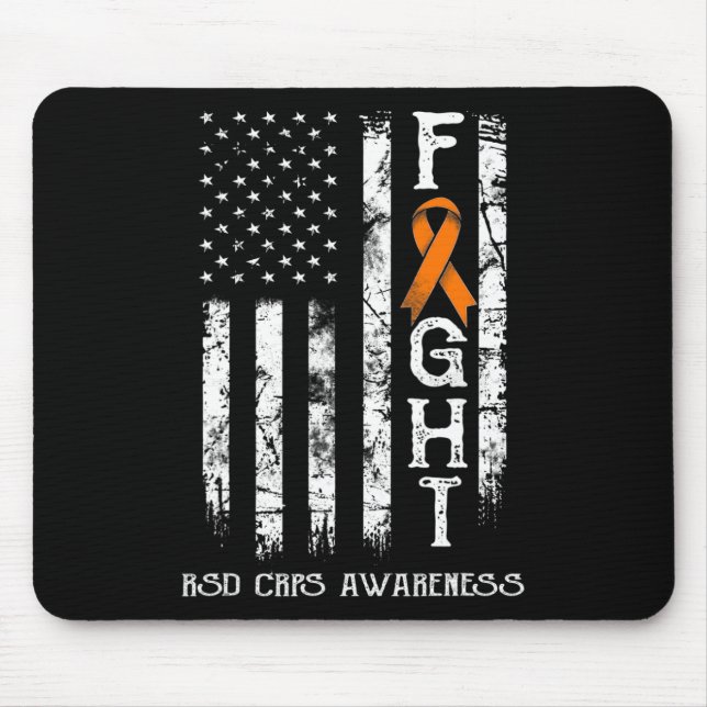 Rsd Crps Warrior Us Flag  Mouse Pad (Front)