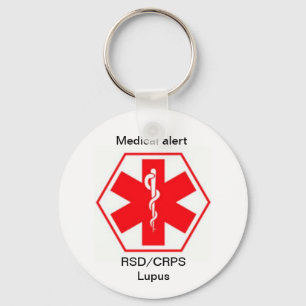 RSD Health Medical alert keychains (customizable)