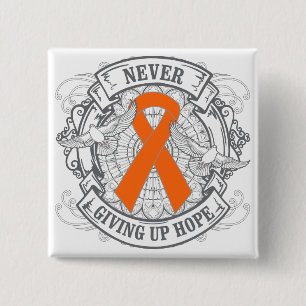 RSD Never Giving Up Hope 2 Inch Square Button