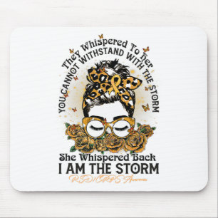 Rsdcrps Awareness I'm The Storm Messy Bun Fighter Mouse Pad