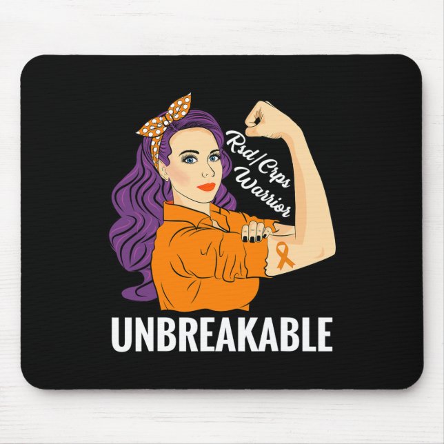 Rsdcrps Awareness Warrior Unbreakable  Mouse Pad (Front)