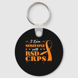 RSDCRPS Orange Complex Regional Pain Syndrome Allo Keychain