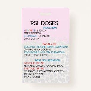 RSI Dose Badge Buddy