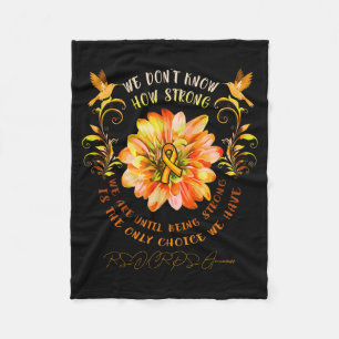 Rsrps Awareness Flower We Dont Know How Strong  Fleece Blanket