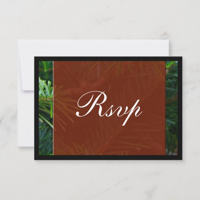 RSVP à la fête de Noël, pin de luxe (Devant)