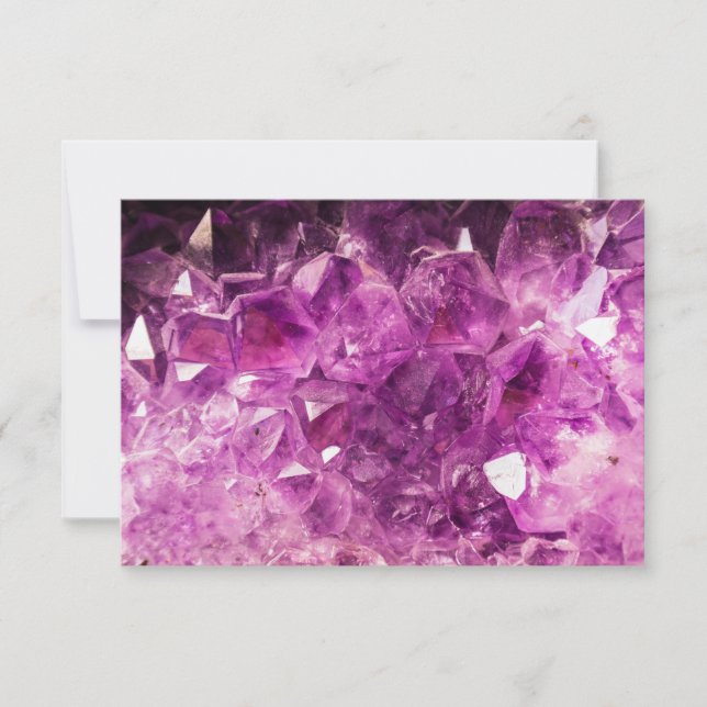 RSVP Amethyst Gemstone Image Shiny and Sparkly (Front)