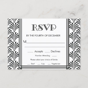 RSVP Art Déco Moderne Gatsby