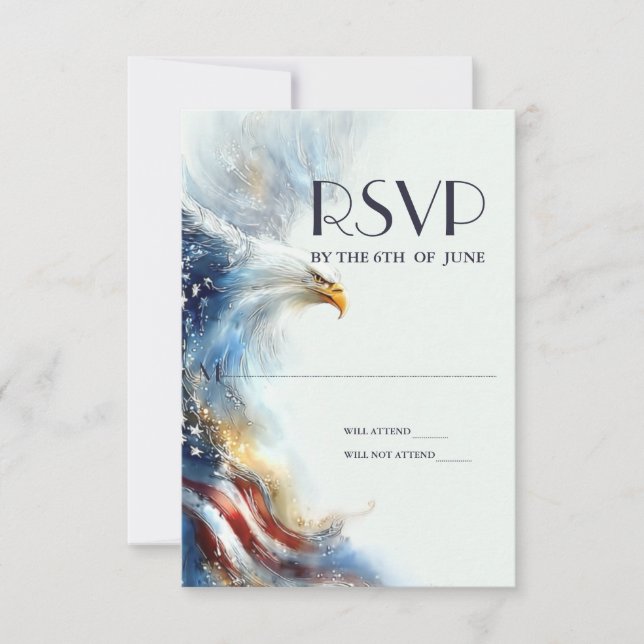 RSVP Bald Eagle Patriotic USA Semiquincentennial (Front)
