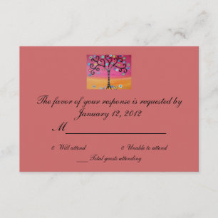 RSVP Bar Bat Mitzvah Card