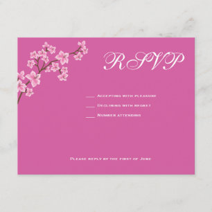RSVP Bar Mitzvah Fleurs Roses Annabelle