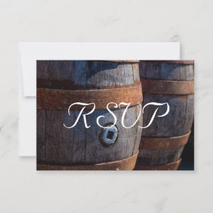 RSVP - Baril de vin rustique