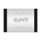 RSVP Black Silver Love Hearts All Events