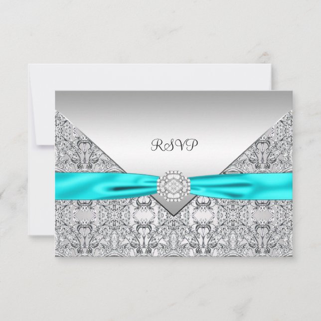 RSVP bleu turquoise (Devant)