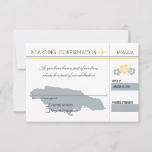 RSVP Boarding Pass TO JAMAICA
