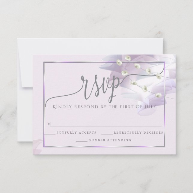 RSVP  |  BOHO Fleurs de Lilac Ombré (Devant)
