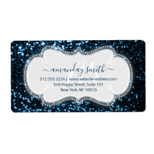 RSVP Bridal Swedal Monogram Mariage Blue Navy