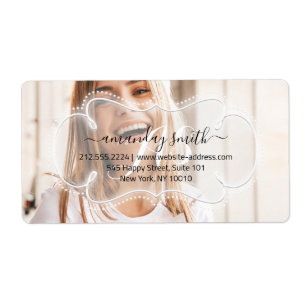 RSVP Bridal Swedal Monogram Photo personnalisée