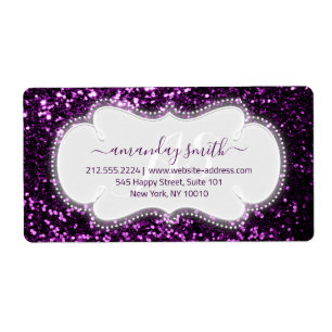 RSVP Bridal Swedal Monogram Purple Parties scintil