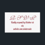 RSVP Card<br><div class="desc">Keep your wedding website url off your invite with this RSVP card!</div>